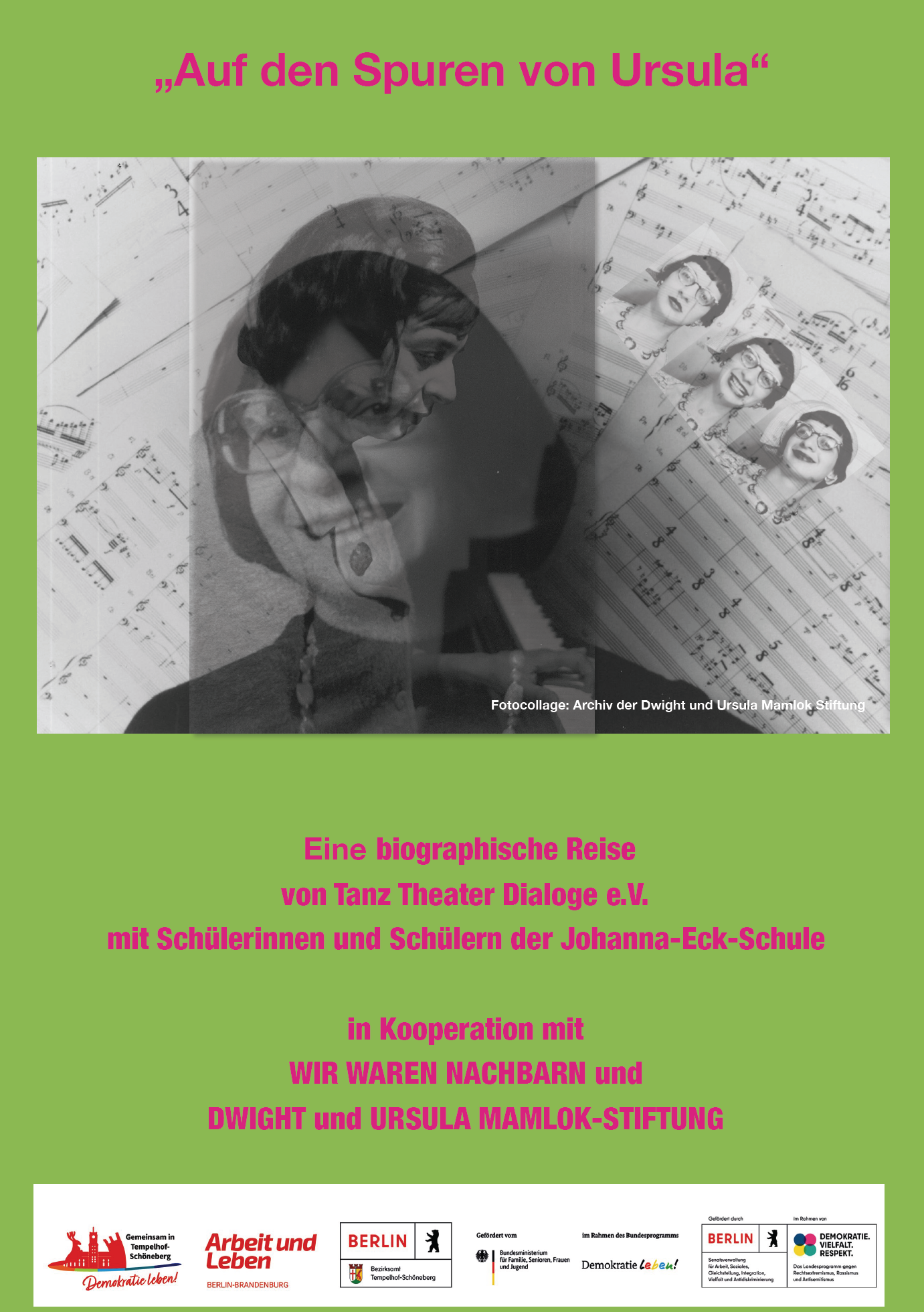 Poster "Auf den Spuren von Ursula"