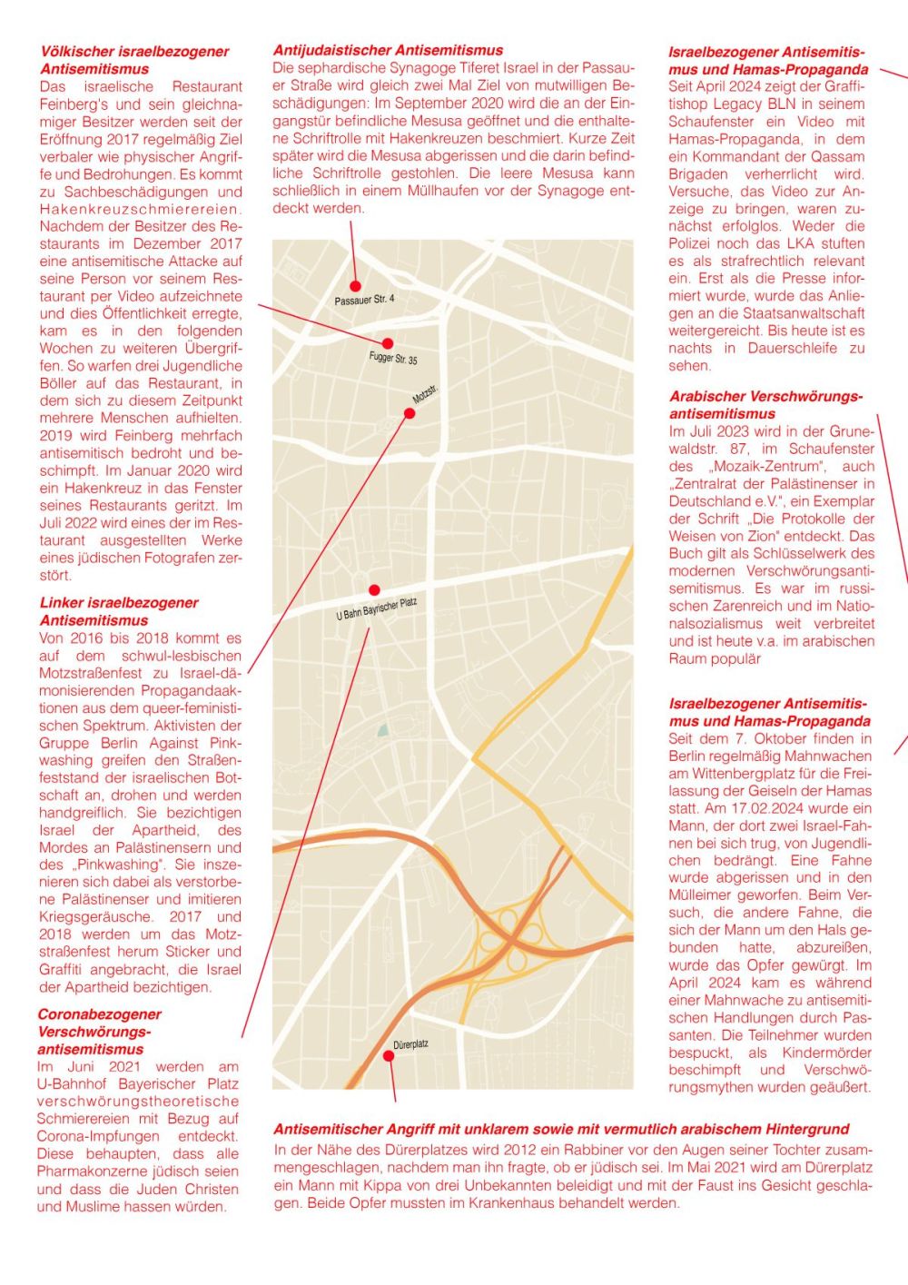 Karte des Kiezspaziergangs Masiyot